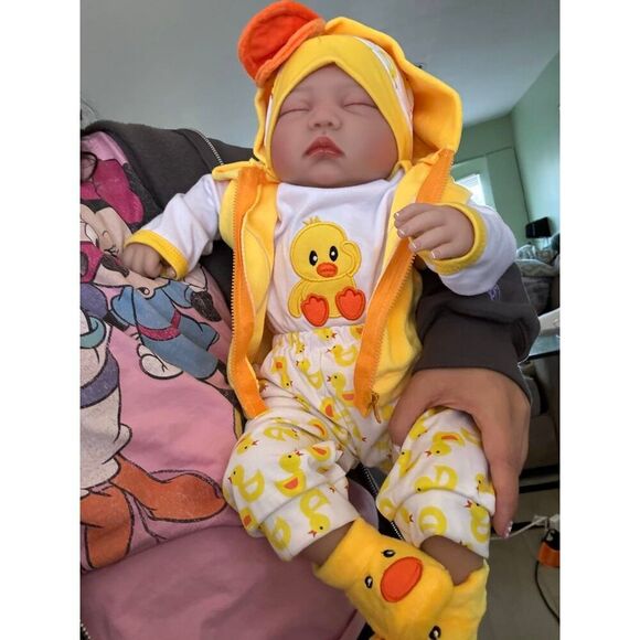 Charex Realistic Reborn Baby Doll - 22 Inch Lifelike Newborn Girl Toy With Real - Picture 8 of 15